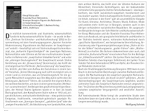 Rezension: Sonniges Georgien. Figuren des Nationalen im Sowjetimperium