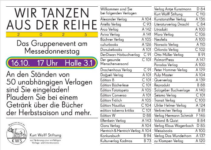 Postkarte Aus der Reihe tanzen 2