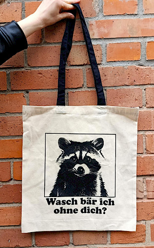 Beutel: Waschbär